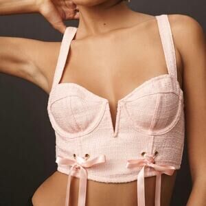 NWT Anthropologie Corset Top L